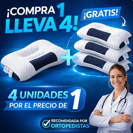 COMPRA 1 LLEVA 4: Almohadas Ortopédicas TechConfort